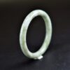 Myanmar gemstone jadeite bracelet, round cut stone carving bangle 59mm - Image 3