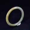 Jade bracelet, Grade A natural untreated Jadeite jade Myanmar, Jade Bangle green hand carved 52mm
