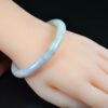 Large Real Green Jadeite Jade Bangle Burmese Bracelet 59 mm - Image 3