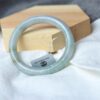 Burmese Untreated Jadeite bangle natural jade jewelry bracelet 53mm BG01530001 - Image 4