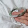 Jadeite Asian gifts stone bracelet Bangle 56mm - Image 5