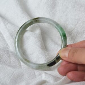 Jadeite Asian gifts stone bracelet Bangle 56mm BG01560002