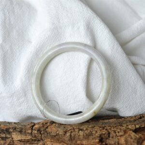 Burma Handmade Jade Bangle Burma Jadeite Bracelet 56mm BG01560006