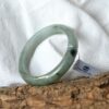 Gemstone White Natural Myanmar Jadeite bangle jade Bracelet 58mm