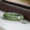 Authentic Natural Jade Bangle Green bracelet 55mm - Image 7