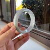 Handmade Jade Bangle Burma Green Jadeite Bracelet 55mm - Image 4