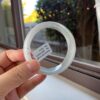 Handmade Jade Bangle Burma Green Jadeite Bracelet 55mm - Image 10