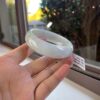 Handmade Jade Bangle Burma Green Jadeite Bracelet 55mm