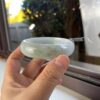 Handmade Jade Bangle Burma Green Jadeite Bracelet 55mm - Image 2