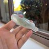 Handmade Jade Bangle Burma Green Jadeite Bracelet 55mm - Image 3