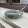 genuine jadeite bangle green grade A jade stone authentic Asian jewelry bracelet 55mm - Image 3