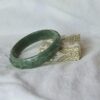 Natural Grade A Jadeite Bangle Burmese Jade Jewelry Gift 58mm - Image 2