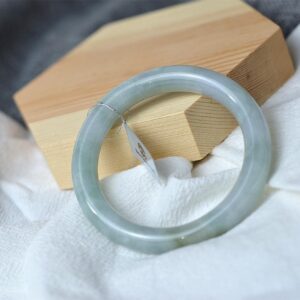 Burmese Untreated Jadeite bangle natural  jade jewelry bracelet 53mm BG01530001
