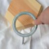 Burmese Untreated Jadeite bangle natural jade jewelry bracelet 53mm BG01530001 - Image 6
