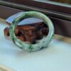 Unique white Jade Bangle Round genuine grade A bracelets 57mm - Image 3