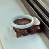 Unique Blue Jade Bangle Round genuine grade A bracelets 57mm - Image 7