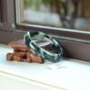 Large Blue Jade Bangle Round genuine grade A bracelets 61 mm - Image 4