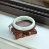 Gemstone White Natural Myanmar Jadeite bangle jade Bracelet 57mm - Image 5