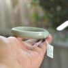 Gemstone White Natural Myanmar Jadeite bangle jade Bracelet 57mm - Image 9
