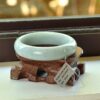 Handmade Jade Bangle Burma Jadeite Bracelet 55mm - Image 2