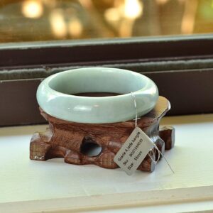 Handmade Jade Bangle Burma Jadeite Bracelet 55mm BG01550030