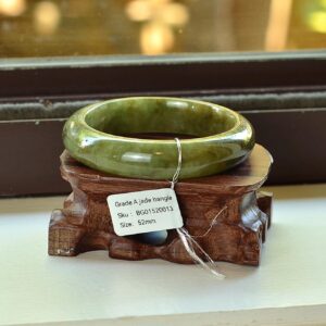 Genuine Myanmar Grade A Jade Bangle  52mm BG01520013