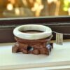 Certificated Natural Burma Untreated Burmese Grade Bangle Bracelet 59mm - Image 2