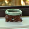 Authentic Natural Jade Bangle Green bracelet 58mm - Image 3