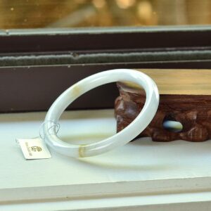 Myanmar gemstone jadeite bracelet true stone carving bangle 58mm BG01580057