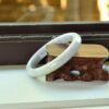 Certificated Natural color stone jade bangle jadeite bracelet 61mm - Image 4