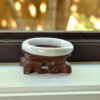 Certified Grade A Jade Bangle bracelet 64mm - Image 2