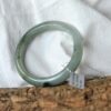Gemstone White Natural Myanmar Jadeite bangle jade Bracelet 58mm - Image 2
