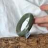 Authentic Natural Jade Bangle Green bracelet 55mm - Image 2