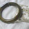 Black Hand Carving Burmese Jadeite Jade Bracelet 56mm - Image 3