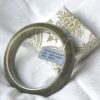 Black Hand Carving Burmese Jadeite Jade Bracelet 56mm - Image 4