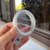 Handmade Jade Bangle Burma Green Jadeite Bracelet 55mm - Image 6