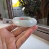 Handmade Jade Bangle Burma Green Jadeite Bracelet 55mm - Image 5
