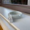 Handmade Jade Bangle Burma Green Jadeite Bracelet 55mm - Image 9