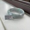 Green Luck Jade Bangle Bracelet, grade A jade gemstone bracelet, Asian jewelry 58mm - Image 7