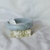 Solid Natural Stone Bracelet 58mm Untreated Green Jade Bangle Burmese Jade Jewelry Gift - Image 5
