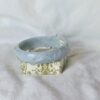 Solid Natural Stone Bracelet 58mm Untreated Green Jade Bangle Burmese Jade Jewelry Gift