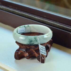 Real Myanmar Jadeite Jewelry Burmese Jade Bracelet for Women 54 mm (BG01540011)