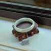 Real Myanmar Jadeite Jewelry Burmese Jade Bracelet for Women 55 mm ( - Image 4