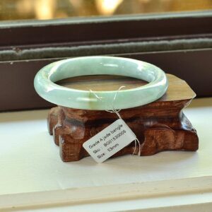 Burmese Untreated Jadeite bangle  53mm BG01530005