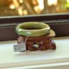 Yellow Authentic Burma Jade Jewelry 55mm