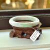 Certificated Natural Burma Untreated Burmese Grade Bangle Bracelet 59mm
