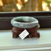 Natural Jade Bangle Green bracelet 58mm