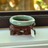 Authentic Natural Jade Bangle Green bracelet 58mm - Image 2