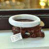 White Jadeite Jade Bangle Bracelet 60 mm