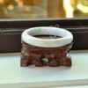 White Jadeite Jade Bangle Bracelet 60 mm - Image 3